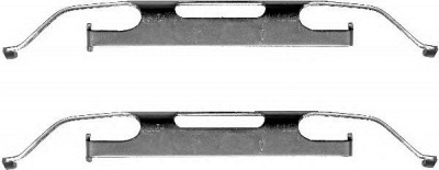 HELLA PAGID 8dz355201291 -  комплект принадлежностей, тормозной суппорт